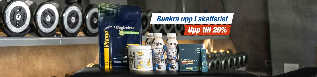 Kosttillskott & livsmedel  upp till 20%